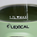 Bouilloire Electrique Lexical Avec Afficheur Température 2200W Vert 1,7L