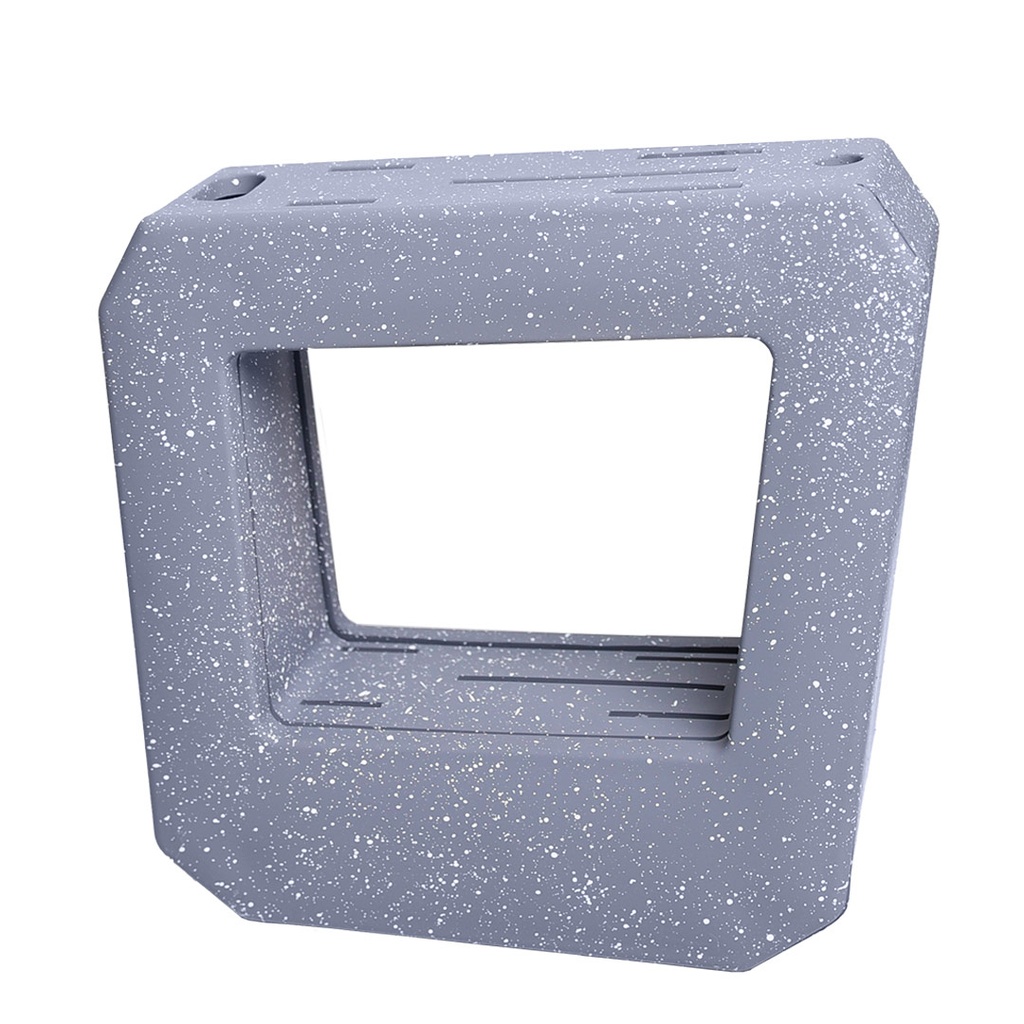 Ensemble 8 Pièces Couteaux avec Support Blanc Gris