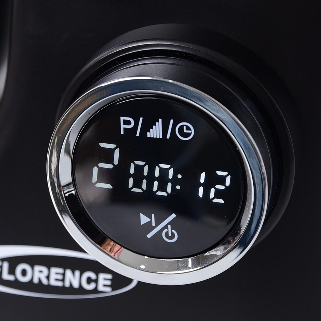 Robot Pétrin Florence Avec Bouton Afficheur 5L 1300W Noir