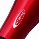 Coffret Séche Cheveux + Brosse Florence 13000 RPM 2200W Rouge 