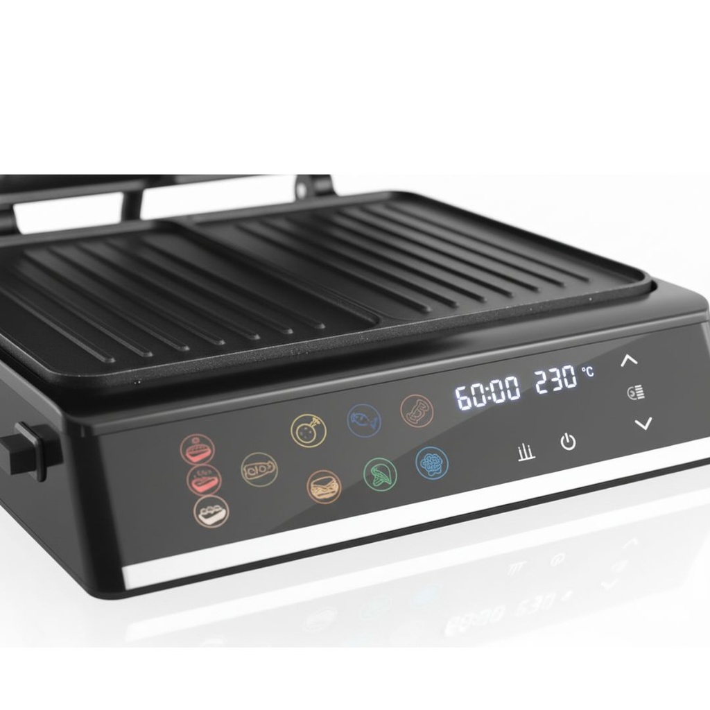 Appareil de Cuisson et Grill 2en1 Extra Large Lexical Avec afficheur 2000W 