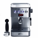 Machine À Café Expresso Cappuccino Latté Florence 1050W  Silver Noir 