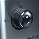 Machine À Café Expresso Cappuccino Latté Florence 1050W  Silver Noir 