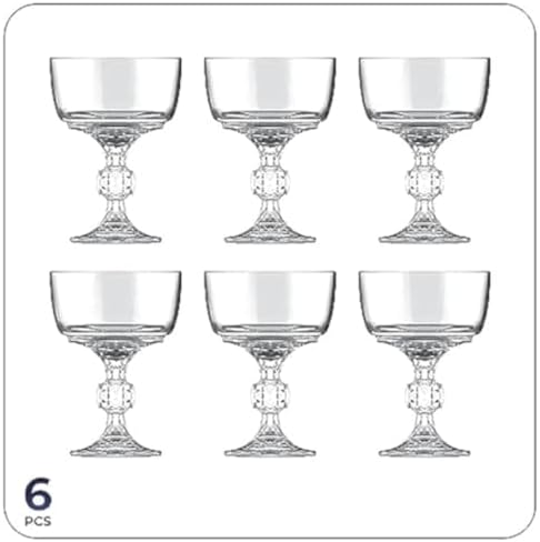 Lot De 6 Coupes AQua Diamond 18 cl