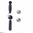 Machine À Café Expresso Cappuccino Latté Florence 1050W  Silver Noir 