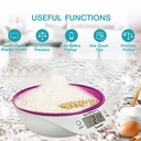 Balance de Cuisine Electronique Sonifer avec Bol Violet