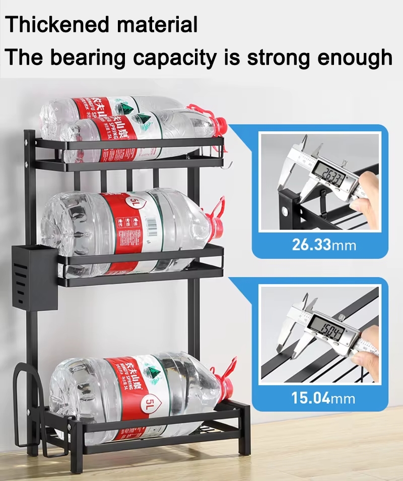 Support Multifonction Egouttoir et Organisateur Trois Etage 