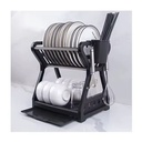 Egouttoir Vaisselle Cuisine Noir