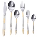 Coffret Ménagère De Cuisine 75 Pièces Golden House - Model 5