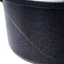 Batterie De Cuisine Vivaldi Akda 7 Pièces Granite Bleu Nuit