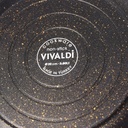 Batterie De Cuisine Vivaldi Babil 7 Pièces Granite Noir