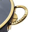 Batterie De Cuisine Vivaldi Lidya Diamond 9 Pièces Granite Noir