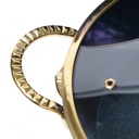 Batterie De Cuisine Vivaldi Lidya Diamond 9 Pièces Granite Bleu