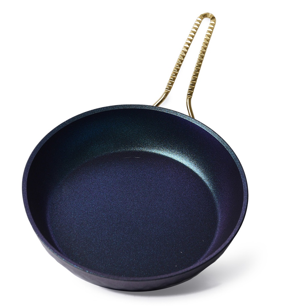 Batterie De Cuisine Vivaldi Lidya Diamond 9 Pièces Granite Bleu