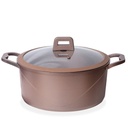 Batterie De Cuisine Vivaldi Reby 12 Pièces Granite Rose Gold