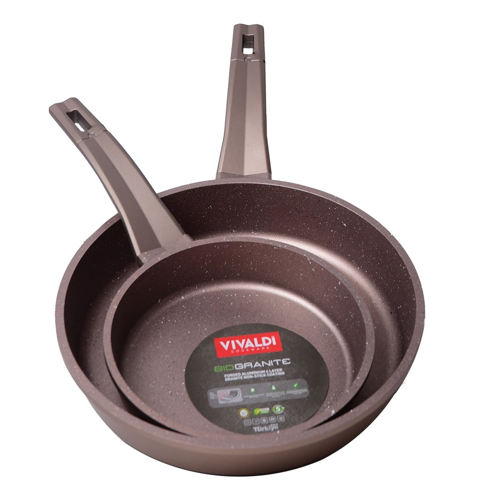 Batterie De Cuisine Vivaldi Reby 12 Pièces Granite Rose Gold