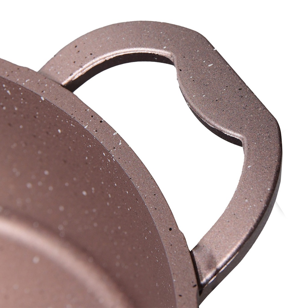 Batterie De Cuisine Vivaldi Reby 12 Pièces Granite Rose Gold