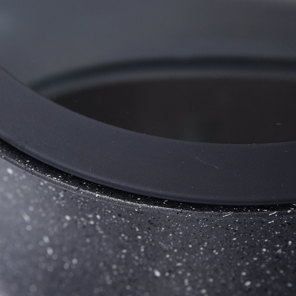 Batterie De Cuisine Vivaldi  24 Pieces En Granite Gris