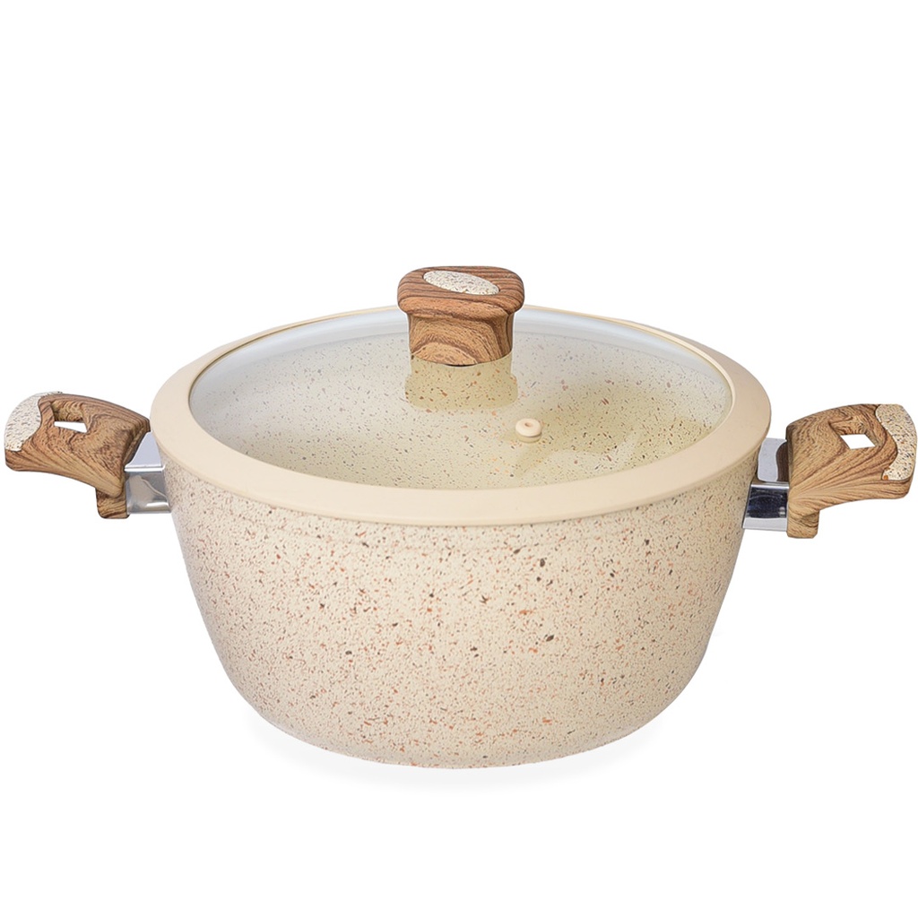 Batterie De Cuisine Vivaldi  24 Pieces En Granite Beige