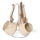 Batterie De Cuisine Vivaldi  24 Pieces En Granite Beige