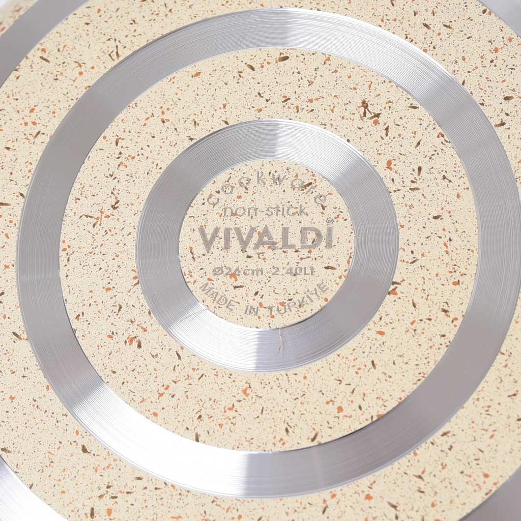 Batterie De Cuisine Vivaldi  24 Pieces En Granite Beige