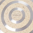 Batterie De Cuisine Vivaldi  24 Pieces En Granite Beige