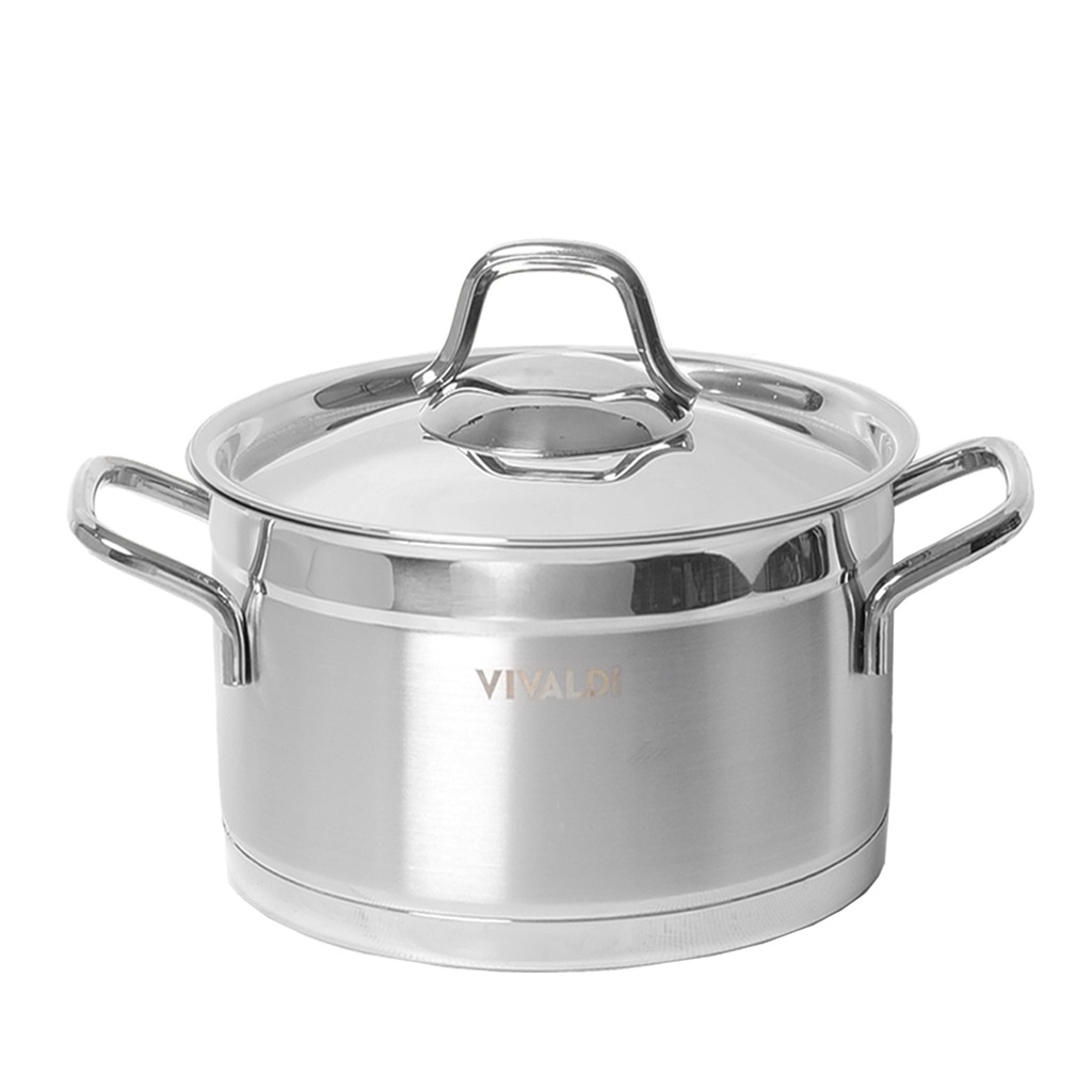 Batterie De Cuisine Vivaldi Anka 21 Pieces En Inox 18/11