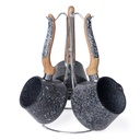 Batterie De Cuisine Vivaldi  24 Pieces En Granite Noir