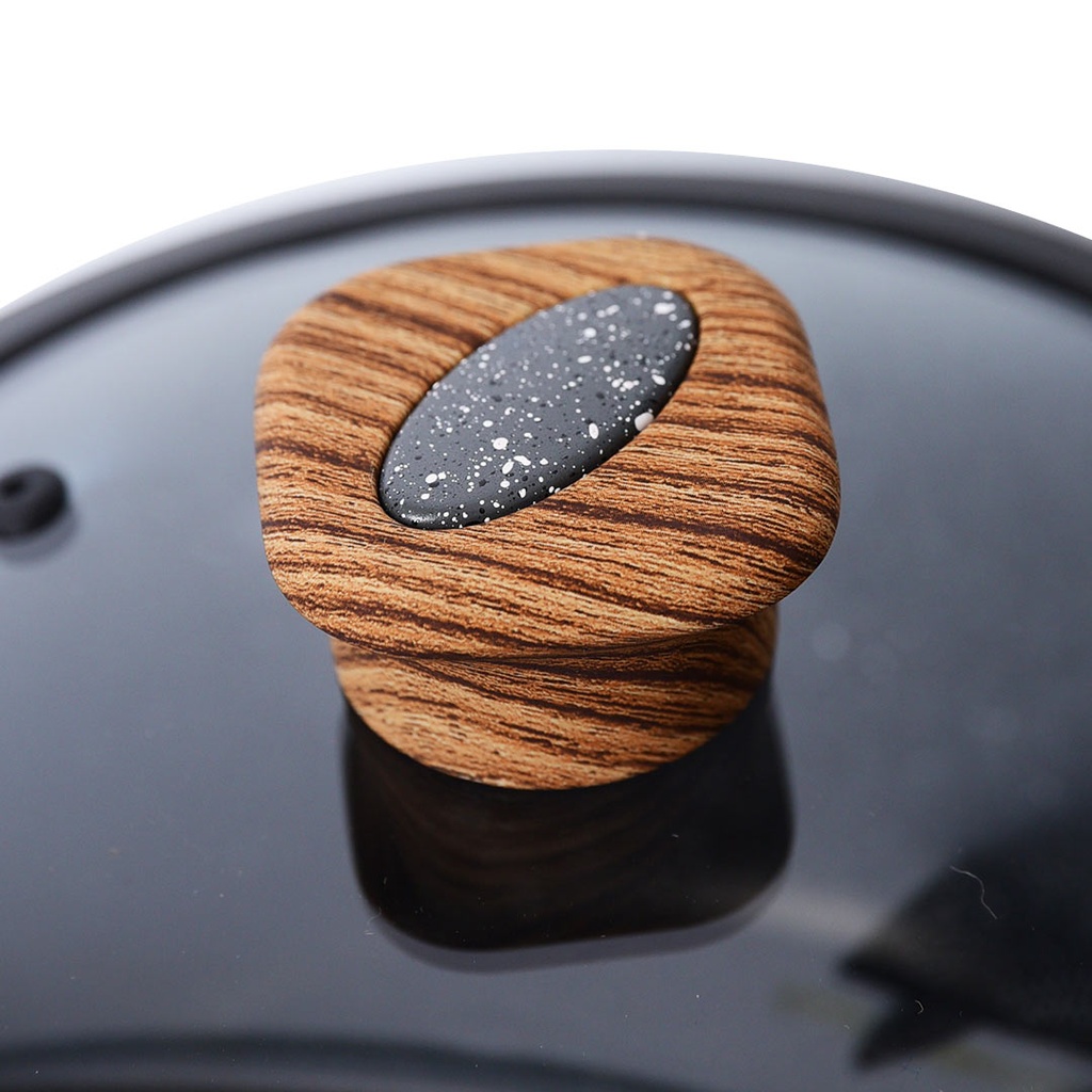 Batterie De Cuisine Vivaldi  24 Pieces En Granite Noir