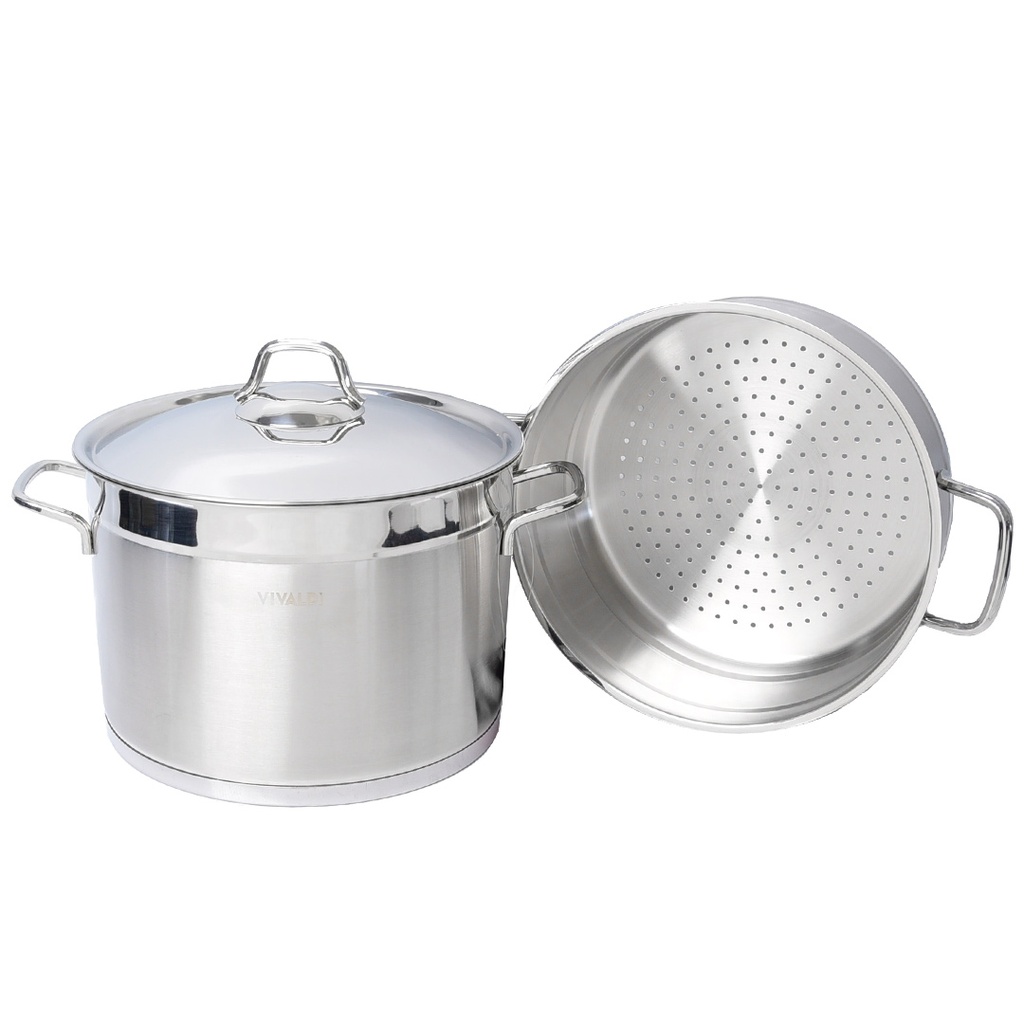 Couscoussier Inox 18/10 Vivaldi 8 Litres 24 cm