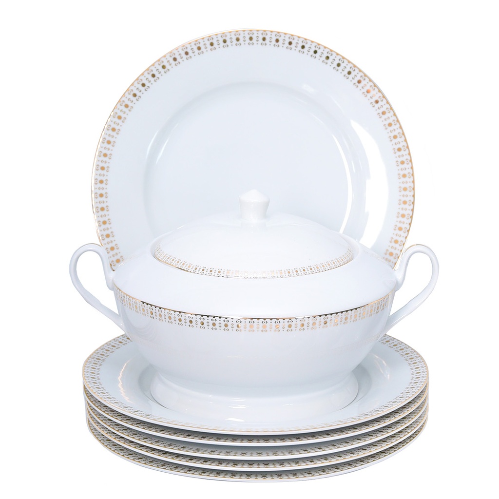 Service à Table en Porcelaine 72 Pièces Bravo