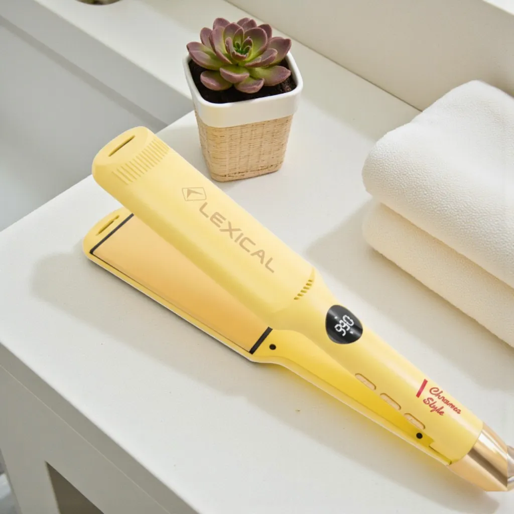 Plaque Cheveux Lexical 990 °C - Jaune