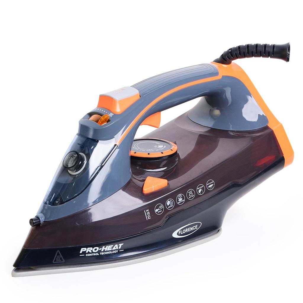 Fer a Repasser Florence 2400W Noir Orangé