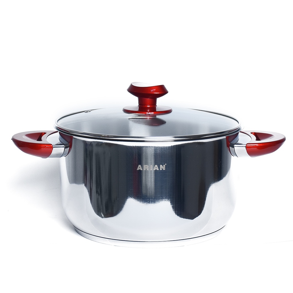 Batterie de Cuisine 7 Pièces Inox Arian