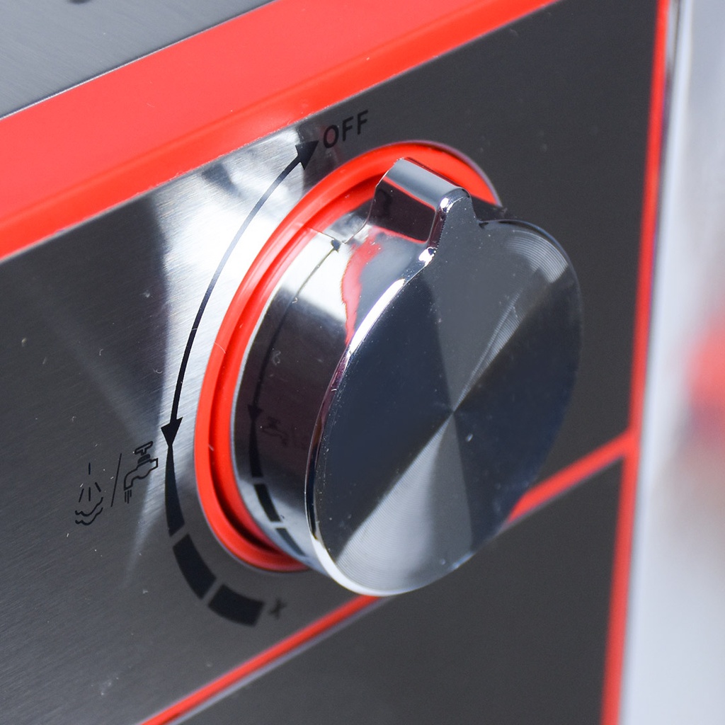 Machine À Café Expresso Cappuccino Latté Florence 1200W 1,6 L Rouge