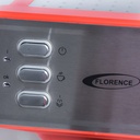 Machine À Café Expresso Cappuccino Latté Florence 1200W 1,6 L Rouge