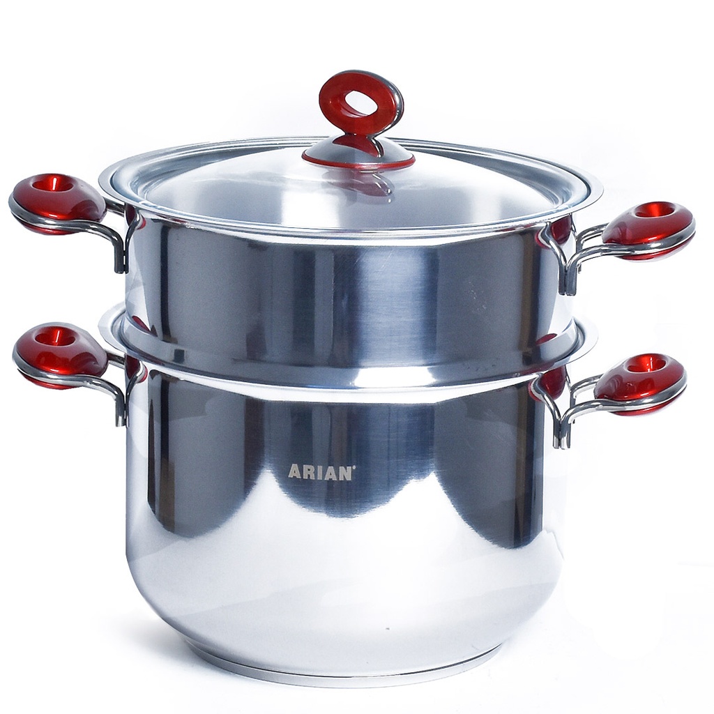 Batterie de Cuisine 18 Pièces Inox Arian