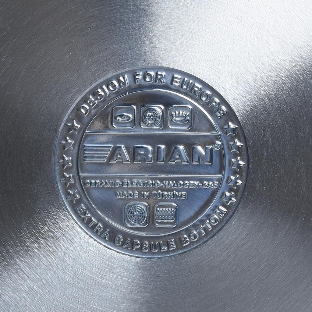 Batterie de Cuisine 18 Pièces Inox Arian