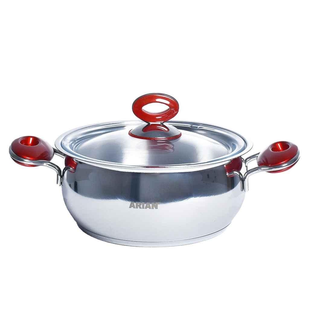 Batterie de Cuisine 18 Pièces Inox Arian