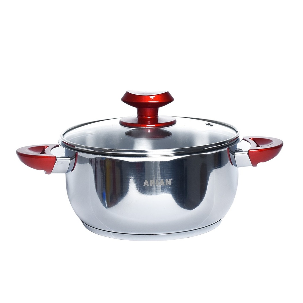 Batterie de Cuisine 7 Pièces Inox Arian