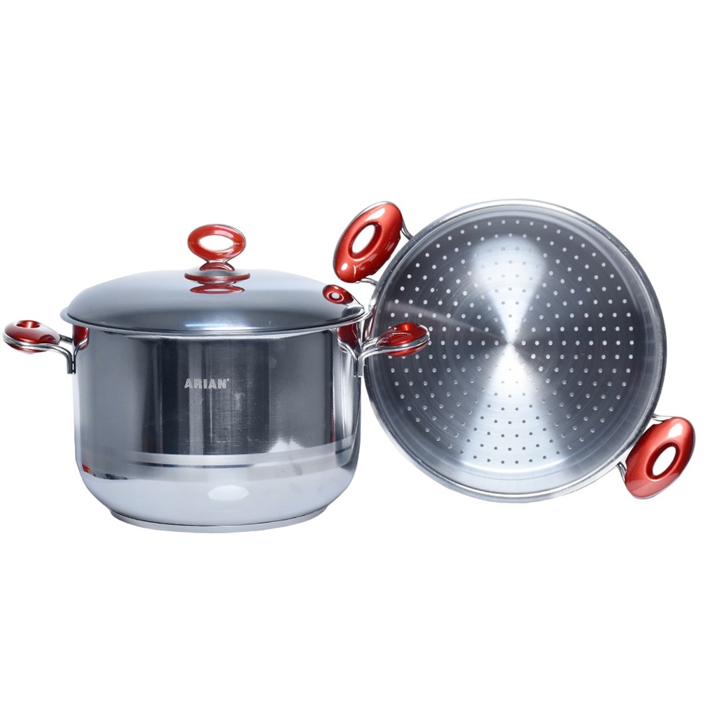 Batterie de Cuisine 25 Pièces Inox Arian