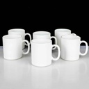 Lot De 6 Tasses Mug Luminarc ESSENCE Blanc 32 cl