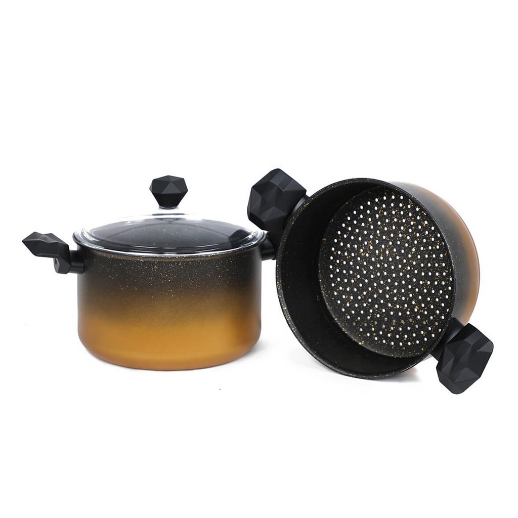 Couscoussier Granite GRATINA Gold & Noir