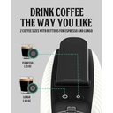 Machine café à capsule Nespresso Florence -1400W 1000 ml Blanc