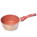 Set De 3 Casseroles Granite Golden House - 16 cm - 18 cm - 20 cm - Effet Cuivre