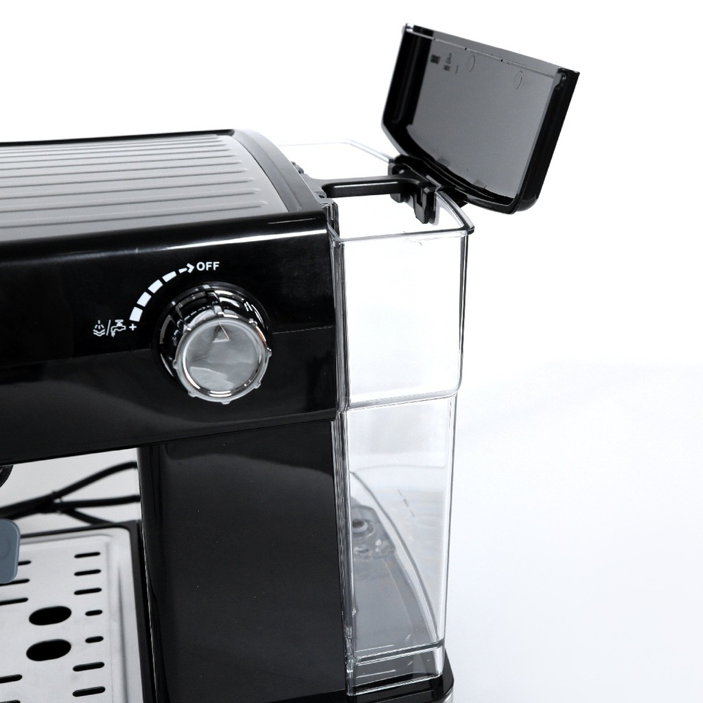 Machine À Café Expresso Cappuccino Latté Florence1200W 1,5 L Noir  