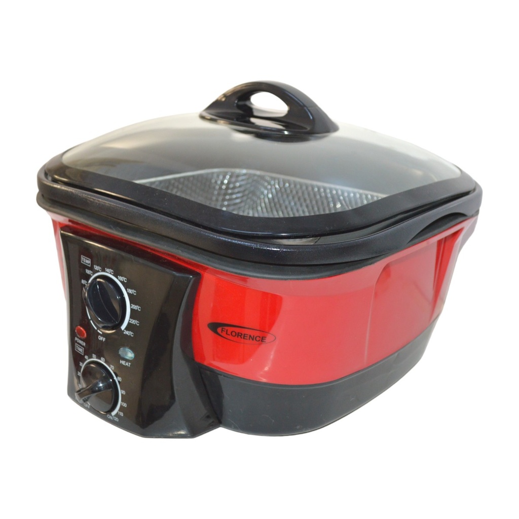 Multi-Cuiseur Électrique 8en1 Florence 1500W Rouge