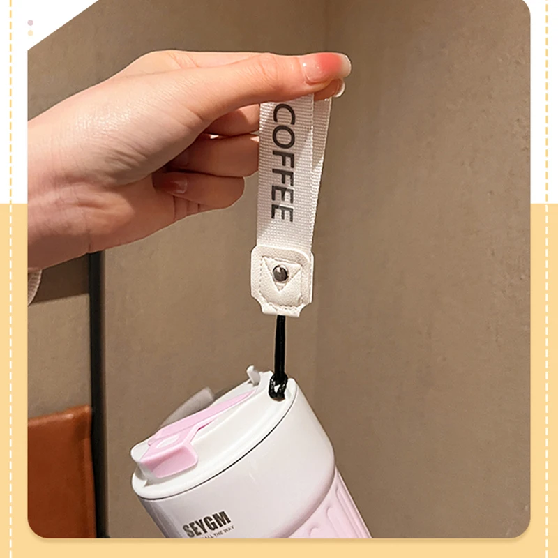 Mug Thermos Seygm en acier inoxydable 400ml - Rose