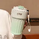 Mug Thermos Seygm en acier inoxydable 400ml - Vert