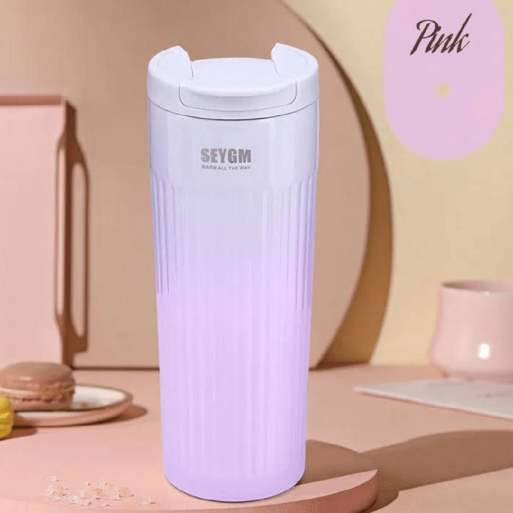Mug Thermos Seygm en acier inoxydable 500ml - Rose